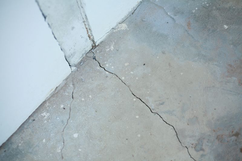 Cracked Concrete Floor